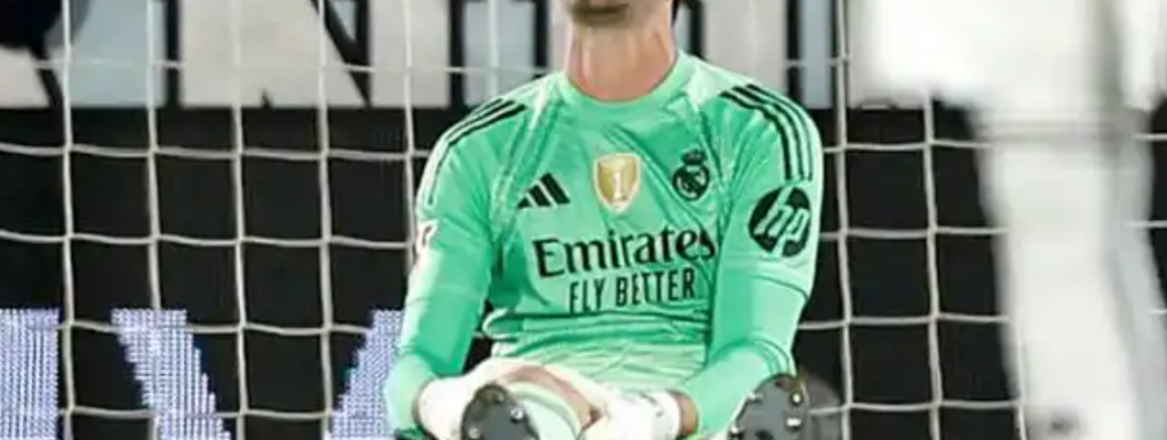 Real Madrids målvakt Thibaut Courtois frånvarande i sex veckor