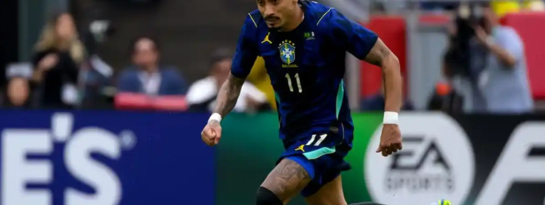 Brasiliansk ytter återigen borta på grund av skada