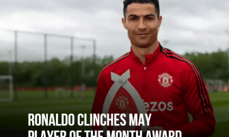 Cristiano Ronaldo vinner Manchester Uniteds bästa maj