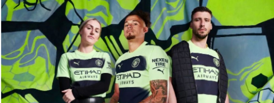 Manchester Citys andra bortatröja officiellt släppt!