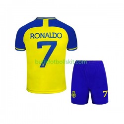 Al-Nassr Ronaldo 7 Barn Hemma Matchtröja 2022/23 Kortärmad