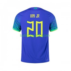 Brasilien Vinicius Junior 20 Män Borta Matchtröja World Cup 2022 Kortärmad