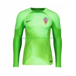 Kroatien Målvakt Män Borta Matchtröja World Cup 2022 Långärmad
