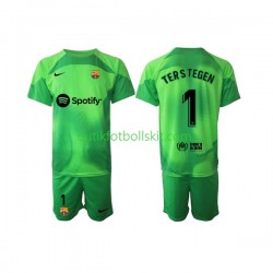 FC Barcelona Ter Stegen 1 Målvakt Barn Hemma Matchtröja 2022/23 Kortärmad