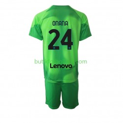 Inter Milan Andre Onana 24 Målvakt Barn Tredje Matchtröja 2022/23 Kortärmad