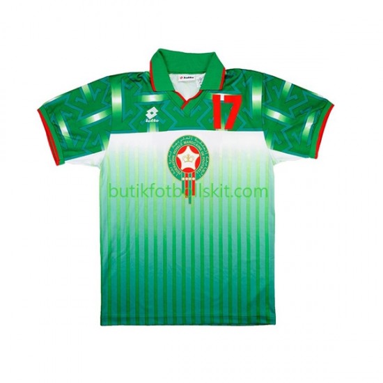 Marocko 1994 Retro Män Borta Matchtröja Kortärmad