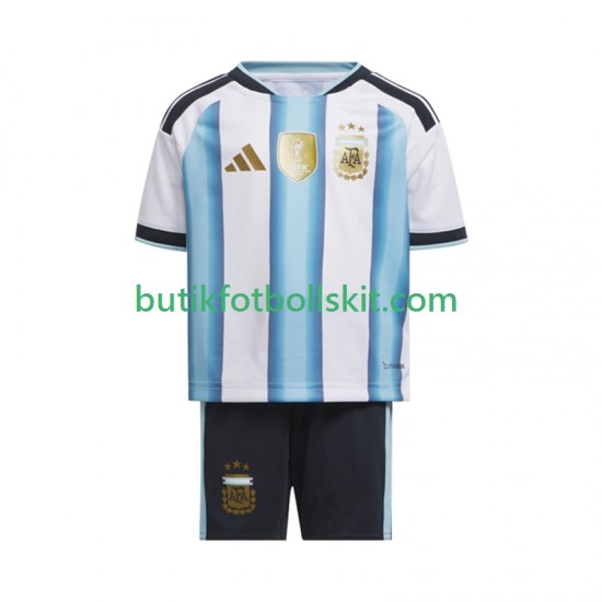 Argentina Barn Hemma Matchtröja World Cup 2026 Kortärmad