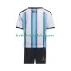 Argentina Barn Hemma Matchtröja World Cup 2026 Kortärmad