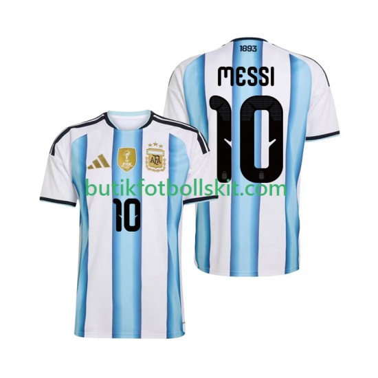 Argentina Lionel Messi 10 Män Hemma Matchtröja World Cup 2026 Kortärmad