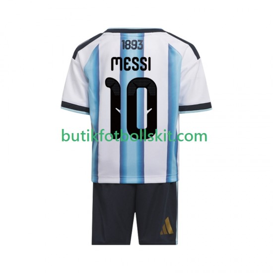 Argentina Lionel Messi 10 Barn Hemma Matchtröja World Cup 2026 Kortärmad