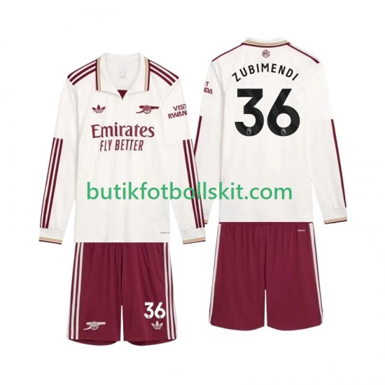 Arsenal Zubimendi 36 Barn Tredje Matchtröja 2025/26 Långärmad