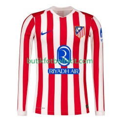 Atlético Madrid Män Hemma Matchtröja 2025/26 Långärmad