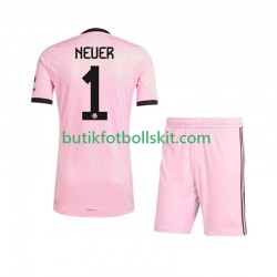 FC Bayern München Manuel Neuer 1 UCL Målvakt Barn Tredje Matchtröja 2025/26 Kortärmad