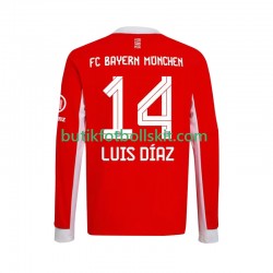 FC Bayern München Luis Diaz 14 Män Hemma Matchtröja 2025/26 Långärmad