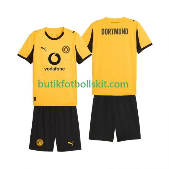 Borussia Dortmund Cup Barn Hemma Matchtröja 2025/26 Kortärmad