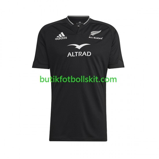 ALL BLACKS Män Hemma Matchtröja Rugby 2023 Kortärmad