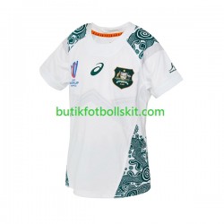Australien Män Borta Matchtröja World Cup Rugby 2023 Kortärmad