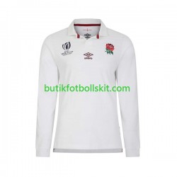 England Män Hemma Matchtröja World Cup Rugby 2023 Långärmad