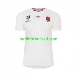 England Män Hemma Matchtröja World Cup Rugby 2023 Kortärmad