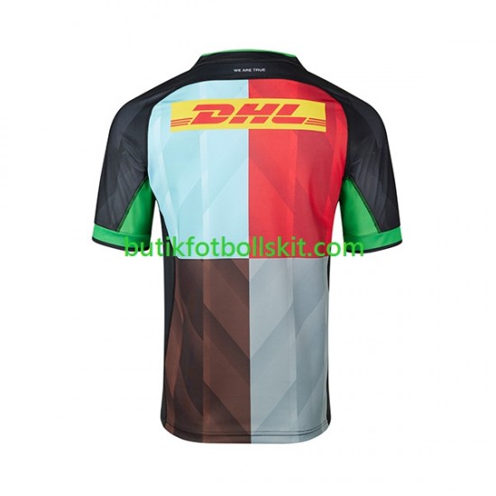 Harlequins Män Hemma Matchtröja Rugby 2024 Kortärmad