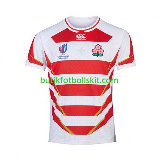 Japan Män Hemma Matchtröja World Cup Rugby 2023 Kortärmad