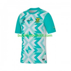 Sydafrika Män Borta Matchtröja World Cup Rugby 2023 Kortärmad