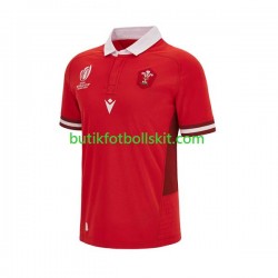 Wales Män Hemma Matchtröja World Cup Rugby 2023 Kortärmad
