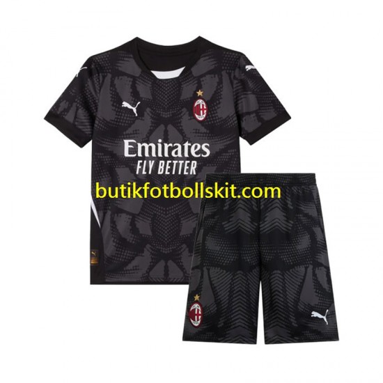 AC Milan Målvakt Barn Hemma Matchtröja 2024/25 Kortärmad