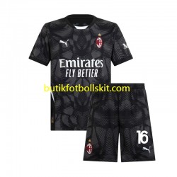AC Milan Mike Maignan 16 Målvakt Barn Hemma Matchtröja 2024/25 Kortärmad