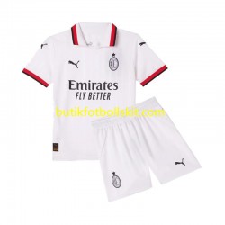 AC Milan Barn Borta Matchtröja 2024/25 Kortärmad