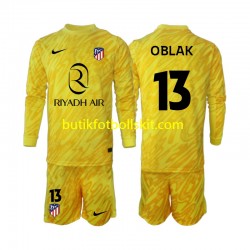 Atlético Madrid Jan Oblak 13 Målvakt Barn Tredje Matchtröja 2024/25 Långärmad