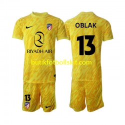 Atlético Madrid Jan Oblak 13 Målvakt Barn Tredje Matchtröja 2024/25 Kortärmad