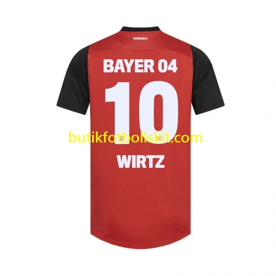 Bayer 04 Leverkusen Florian Wirtz 10 Män Hemma Matchtröja 2024/25 Kortärmad