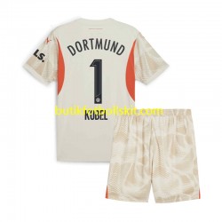 Borussia Dortmund Gregor Kobel 1 Målvakt Barn Hemma Matchtröja 2024/25 Kortärmad