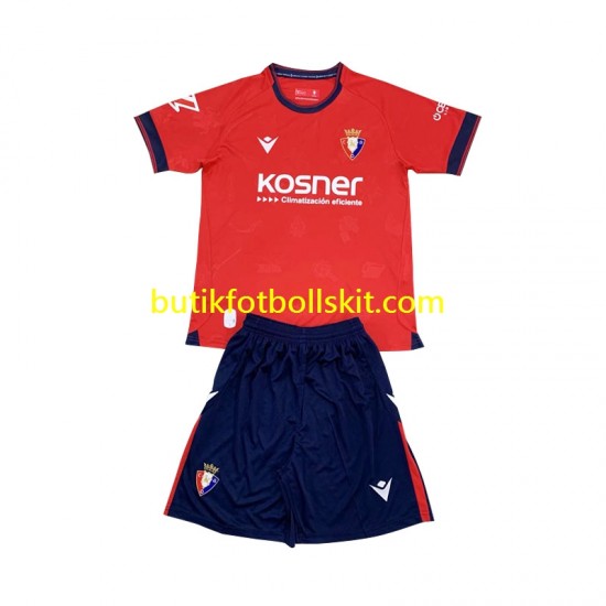 CA Osasuna Barn Hemma Matchtröja 2024/25 Kortärmad