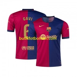 FC Barcelona GAVI 6 Män Hemma Matchtröja 2024/25 Kortärmad