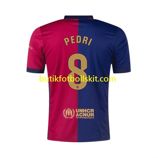 FC Barcelona PEDRI 8 Män Hemma Matchtröja 2024/25 Kortärmad