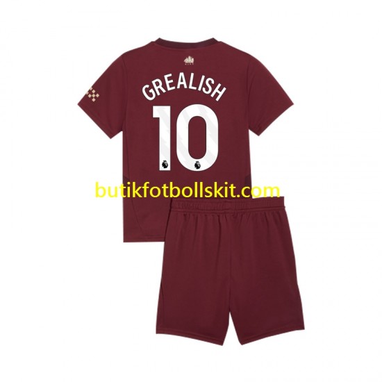 Manchester City Jack Grealish 10 Barn Tredje Matchtröja 2024/25 Kortärmad