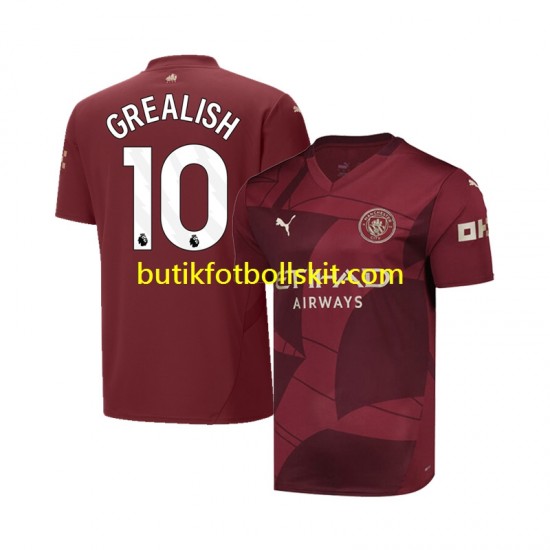 Manchester City Jack Grealish 10 Män Tredje Matchtröja 2024/25 Kortärmad