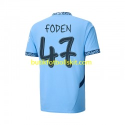 Manchester City UCL Font FODEN 47 Män Hemma Matchtröja 2024/25 Kortärmad