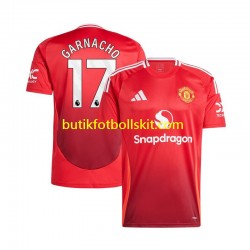Manchester United Alejandro Garnacho 17 Män Hemma Matchtröja 2024/25 Kortärmad