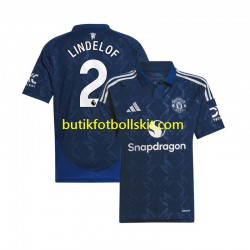 Manchester United Victor Lindelof 2 Män Borta Matchtröja 2024/25 Kortärmad