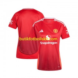 Manchester United Kvinnor Hemma Matchtröja 2024/25 Kortärmad