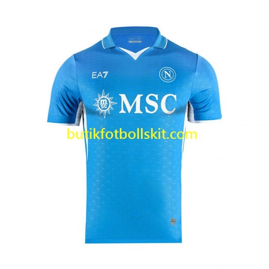 SSC Napoli Män Hemma Matchtröja 2024/25 Kortärmad
