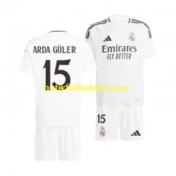 Real Madrid Arda Guler 15 Barn Hemma Matchtröja 2024/25 Kortärmad