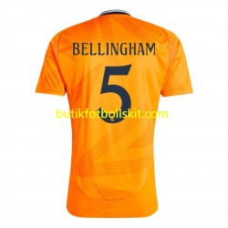Real Madrid BELLINGHAM 5 Män Borta Matchtröja 2024/25 Kortärmad