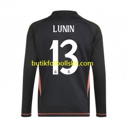 Real Madrid Andriy Lunin 13 Målvakt Män Borta Matchtröja 2024/25 Långärmad