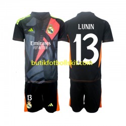 Real Madrid Andriy Lunin 13 Målvakt Barn Borta Matchtröja 2024/25 Kortärmad