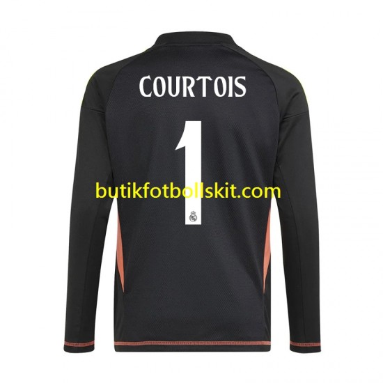 Real Madrid Thibaut Courtois 1 Målvakt Män Borta Matchtröja 2024/25 Kortärmad