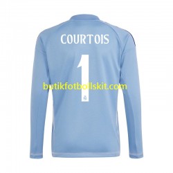 Real Madrid Thibaut Courtois 1 Målvakt Män Hemma Matchtröja 2024/25 Långärmad